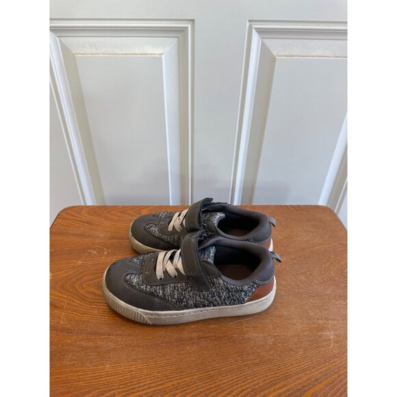 Carters Boys Grey Slip On Gustav Casual Sneakers Grey Size 1 Sku 2808A - Picture 4 of 12